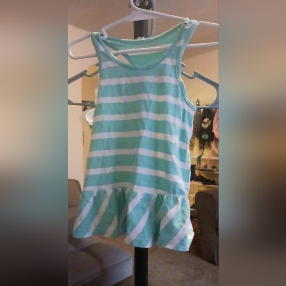 Toughskins Girls Striped Sleeveless Dress 3t. A-30